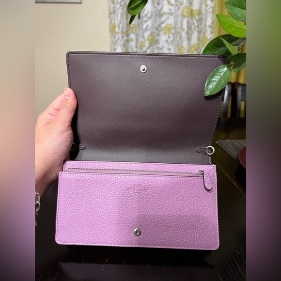 ❌SOLD❌New Coach Anna Foldover Clutch Crossbody Bag - Picture 7 of 9